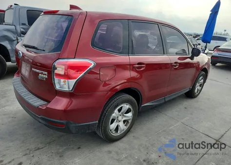 2017 Subaru Forester 2.5I z USA, uszkodzony, nr VIN JF2SJAAC9HH402456
